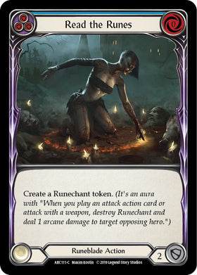 Read the Runes (Blue) [ARC111] Unlimited Rainbow Foil