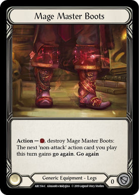 Mage Master Boots [ARC154] Unlimited Rainbow Foil