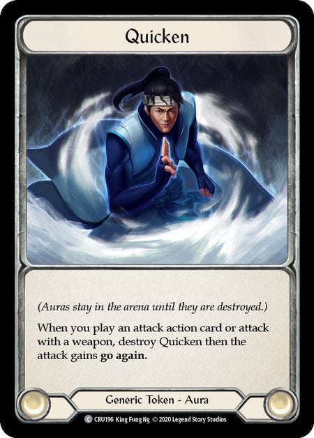Quicken [CRU196] [Crucible of War] Unlimited Edition Rainbow Foil