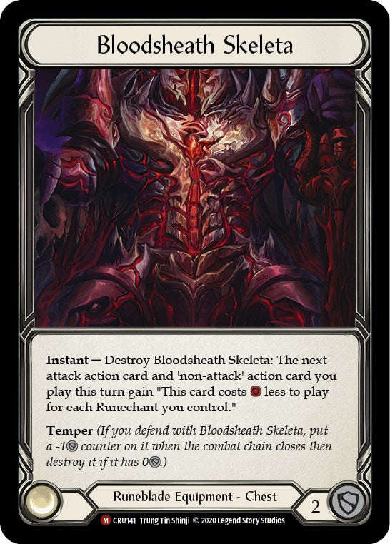 Bloodsheath Skeleta [CRU141] [Crucible of War] Unlimited Edition Rainbow Foil