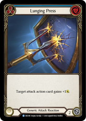 Lunging Press [CRU186] [Crucible of War] Unlimited Edition Rainbow Foil