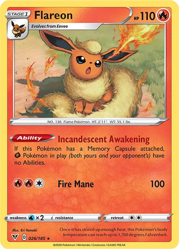 Flareon [026/185] [Vivid Voltage] Reverse Holofoil