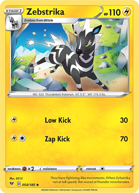 Zebstrika [054/185] [Vivid Voltage] Reverse Holofoil
