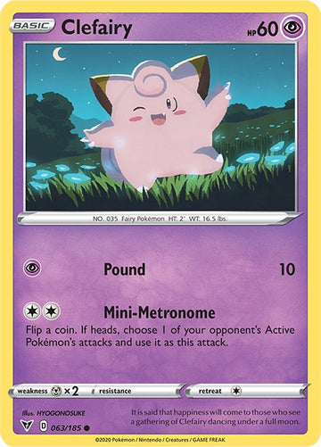Clefairy [063/185] [SWSH04: Vivid Voltage]