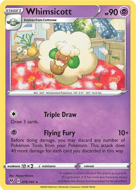 Whimsicott [076/185] [Vivid Voltage] Reverse Holofoil