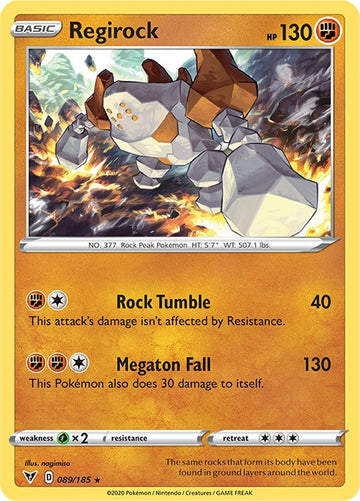 Regirock [089/185] [SWSH04: Vivid Voltage]