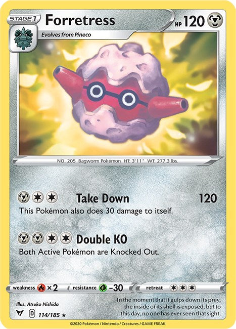 Forretress [114/185] [Vivid Voltage] Reverse Holofoil