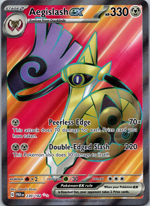 Aegislash ex (230/182) - [Scarlet & Violet: Paradox Rift] Holofoil
