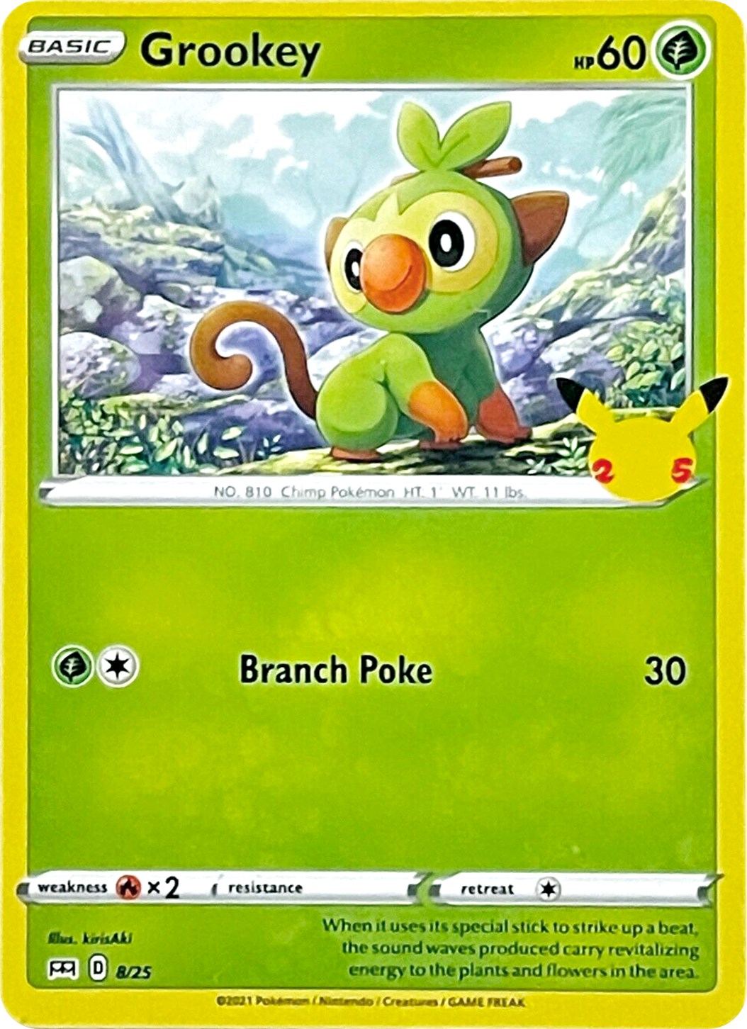 Grookey [8/25] - McDonalds Collection 2021 Holofoil