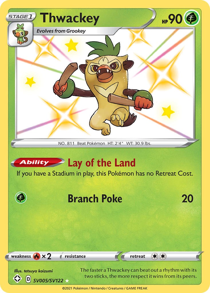 Thwackey [SV005/SV122] [Shining Fates: Shiny Vault] Holofoil
