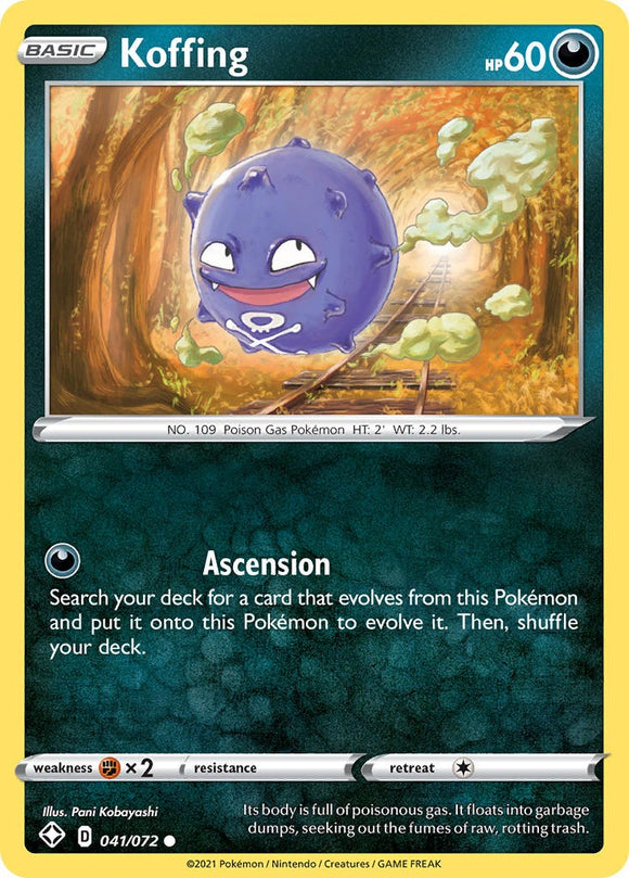 Koffing [041/072] [Shining Fates] Reverse Holofoil