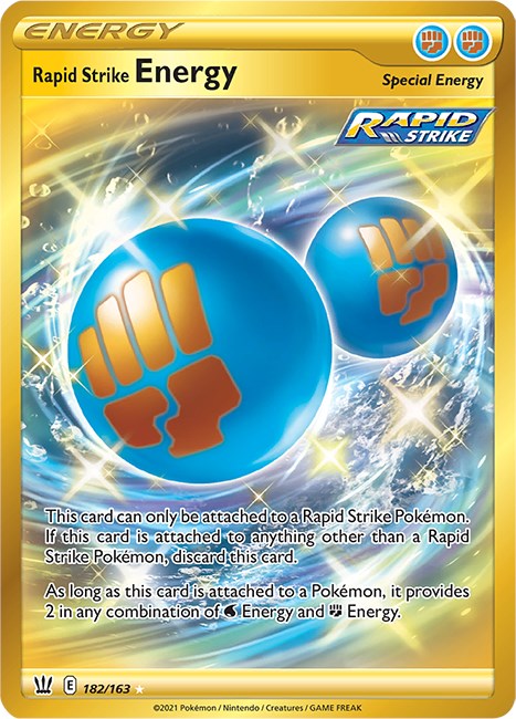 Rapid Strike Energy (Secret) [182/163] [SWSH05: Battle Styles]
