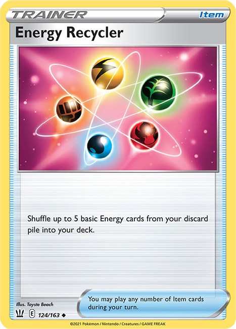 Energy Recycler [124/163] [Battle Styles] Reverse Holofoil