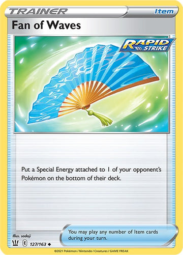 Fan of Waves [127/163] [Battle Styles] Reverse Holofoil