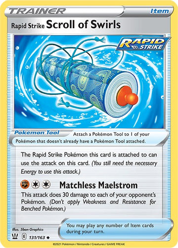 Rapid Strike Scroll of Swirls [131/163] [Battle Styles] Reverse Holofoil