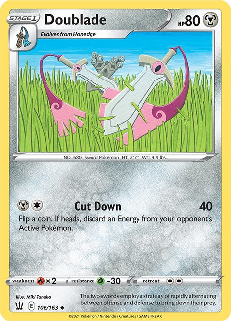 Doublade [106/163] [Battle Styles] Reverse Holofoil