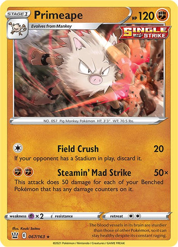 Primeape [067/163] [SWSH05: Battle Styles]