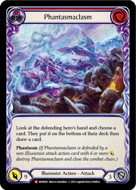 Phantasmaclasm (Rainbow Foil) [MON091-RF] 1st Edition Rainbow Foil