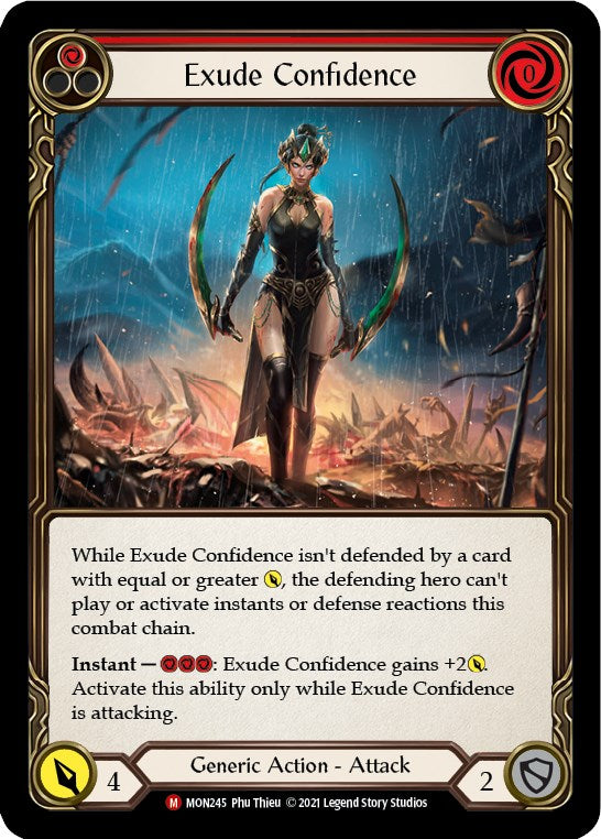Exude Confidence [MON245] [Monarch] 1st Edition Rainbow Foil