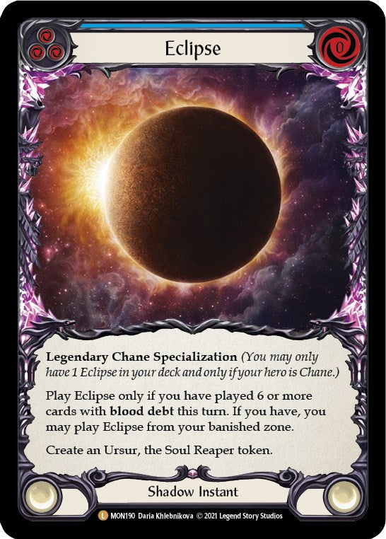 Eclipse [MON190] [Monarch] 1st Edition Cold Foil