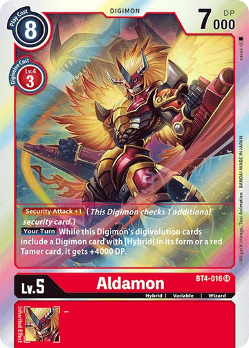 Aldamon [BT4-016 SR] [Great Legend] Foil