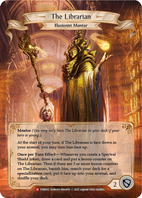 The Librarian [PSM002] [Blitz Deck: Monarch - Prism] Unlimited Edition Rainbow Foil