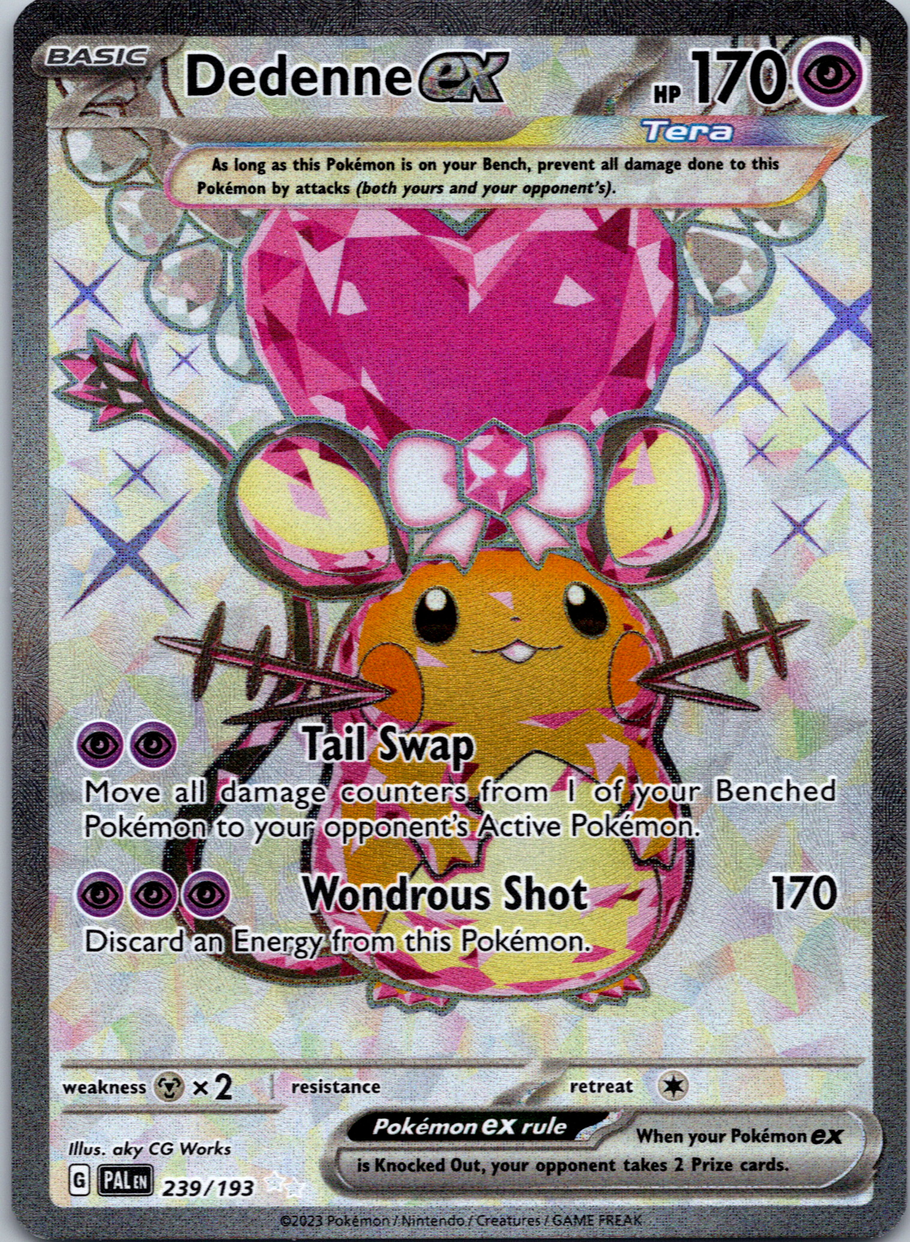 Dedenne ex (239/193) [Scarlet & Violet: Paldea Evolved]