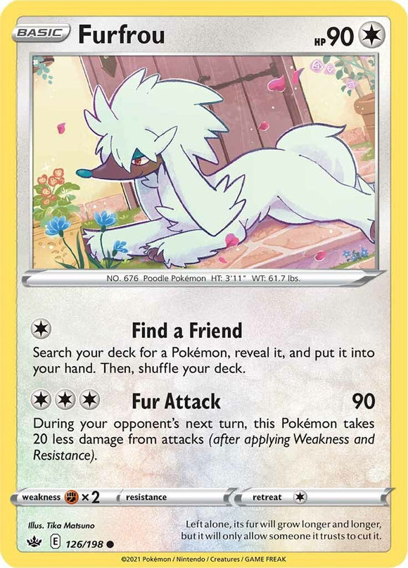 Furfrou [126/198] [Chilling Reign] Reverse Holofoil