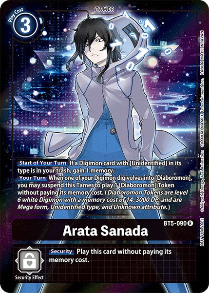 Arata Sanada (Box Topper) [BT5-090 R] [Battle of Omni] Foil