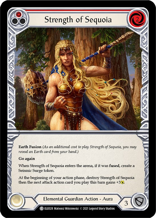Strength of Sequoia (Red) [ELE028] [Tales of Aria] Unlimited Edition Normal
