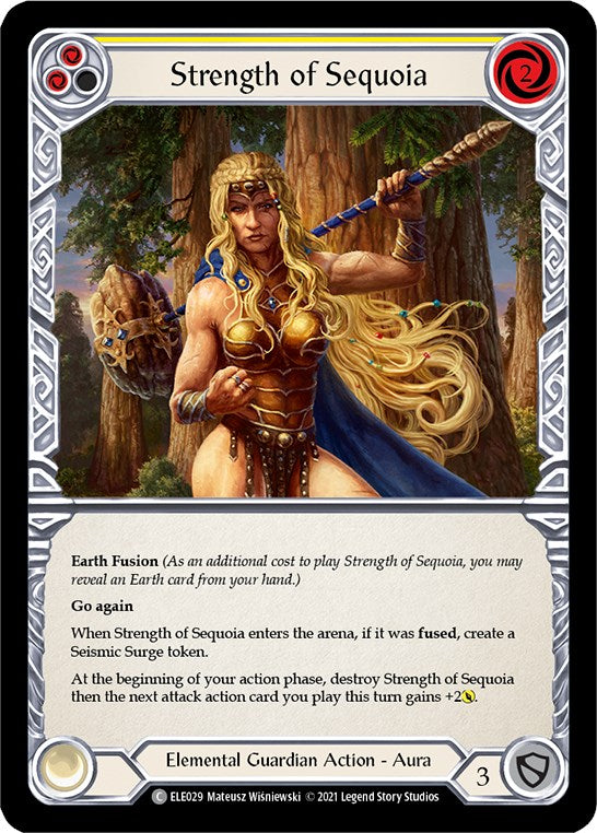 Strength of Sequoia (Yellow) [ELE029] [Tales of Aria] Unlimited Edition Normal
