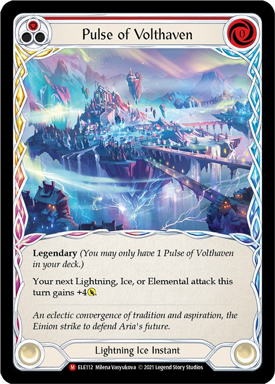 Pulse of Volthaven [U-ELE112] Unlimited Rainbow Foil
