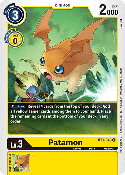 Patamon (Official Tournament Pack Vol.3) [BT1-048 R] [Release Special Booster 1.0]