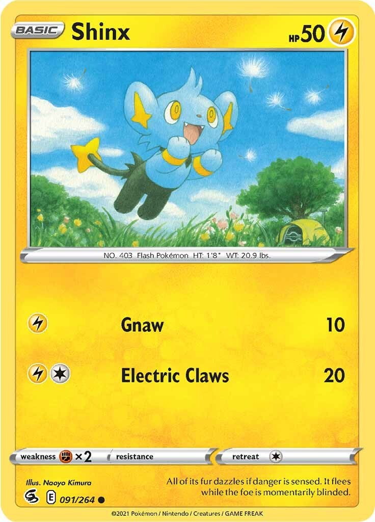 Shinx [091/264] [Fusion Strike] Reverse Holofoil