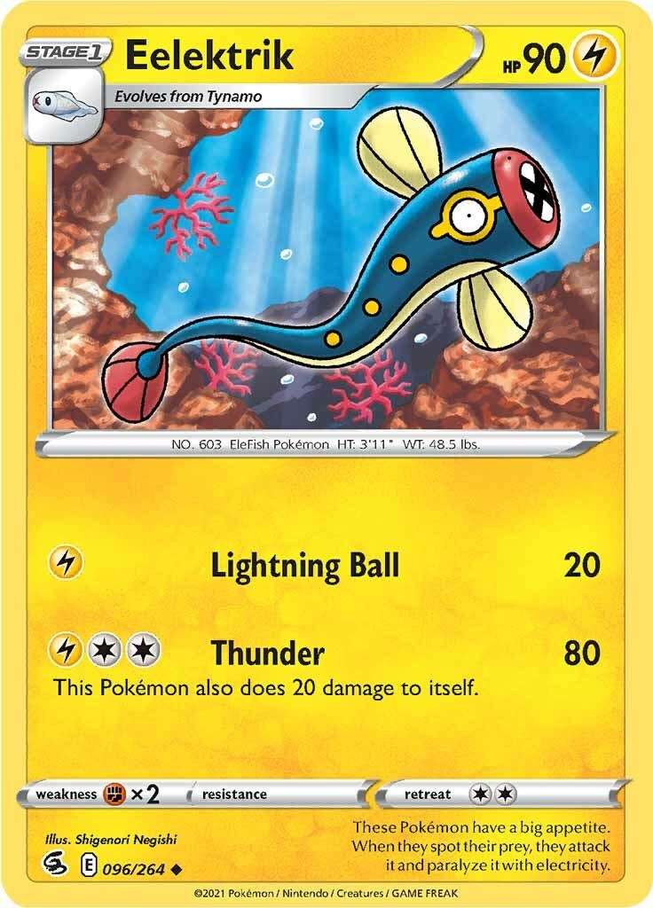 Eelektrik [096/264] [Fusion Strike] Reverse Holofoil