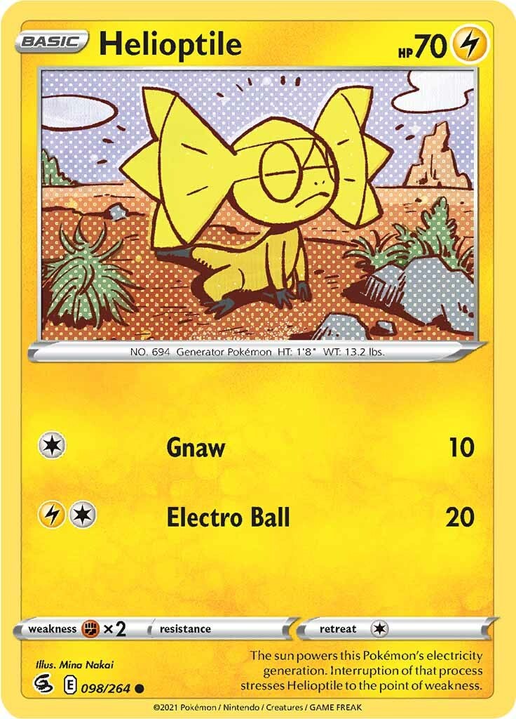 Helioptile [098/264] [Fusion Strike] Reverse Holofoil