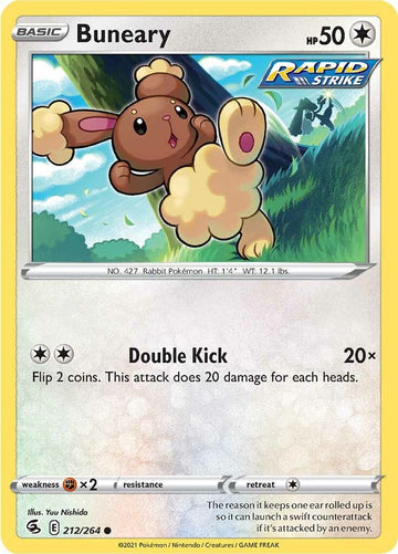 Buneary [212/264] [Fusion Strike] Reverse Holofoil