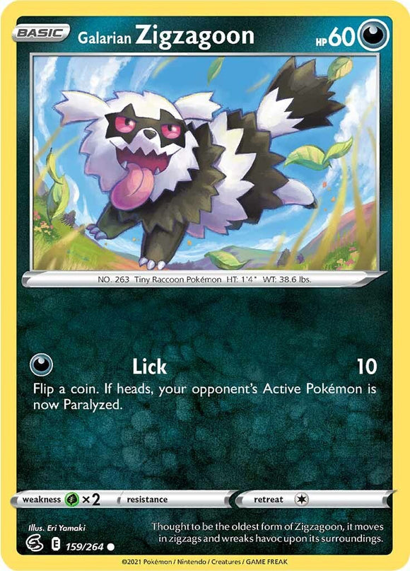Galarian Zigzagoon [159/264] [Fusion Strike] Reverse Holofoil