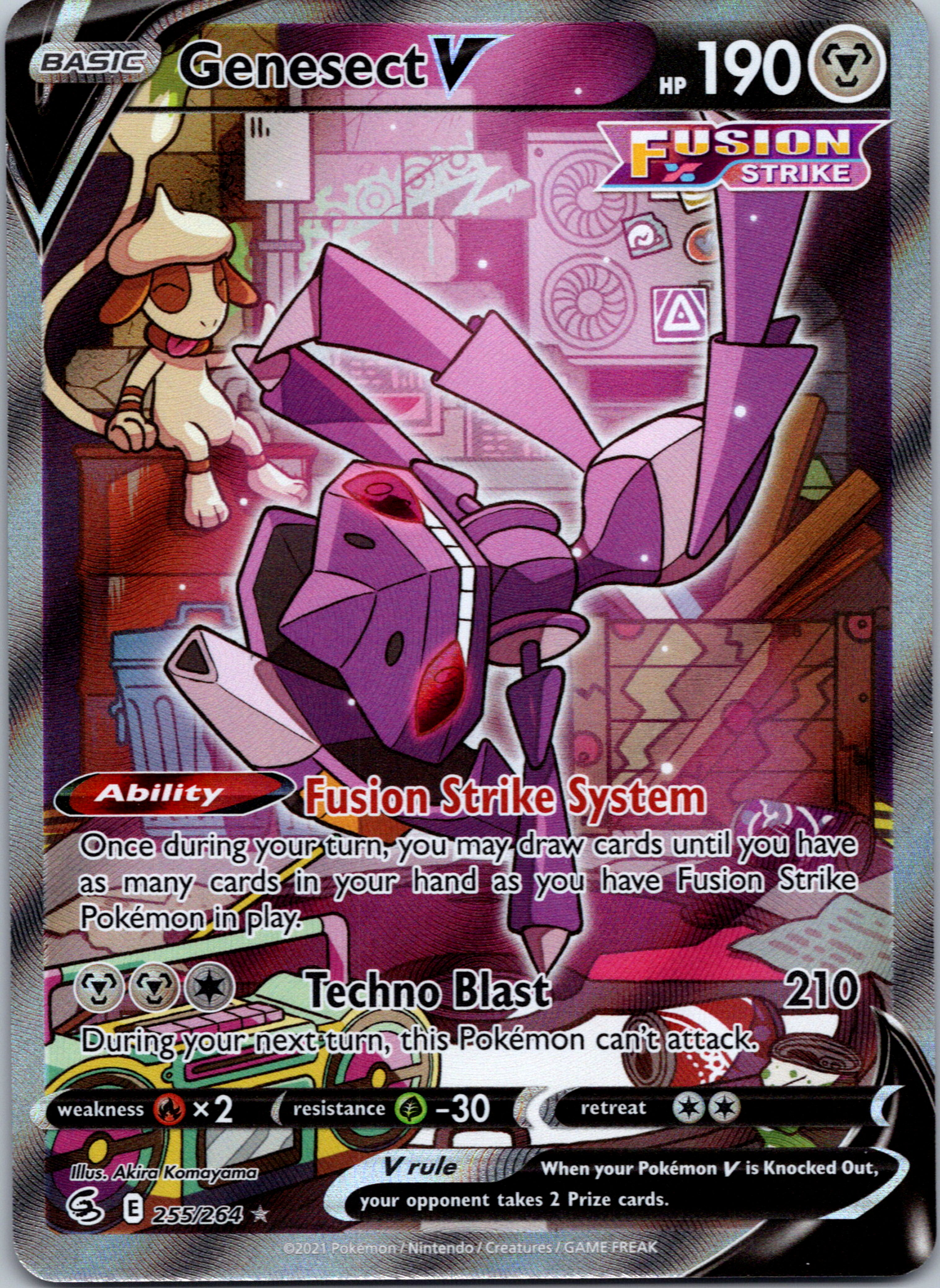 Genesect V (255/264) [Sword & Shield: Fusion Strike]