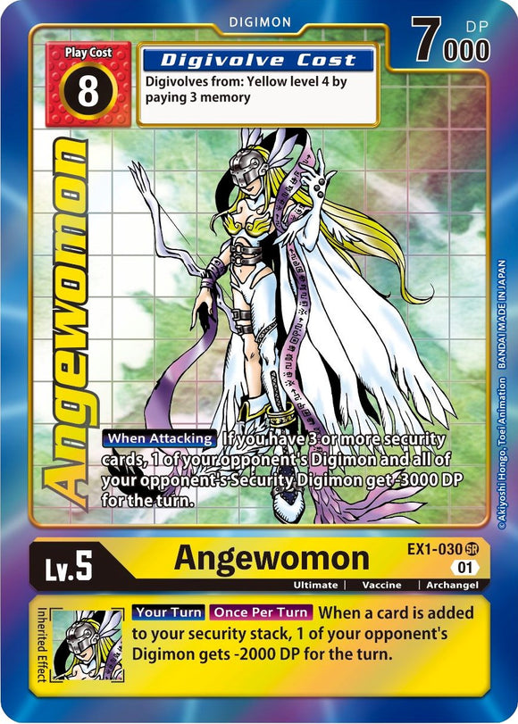 Angewomon (Alternate Art) [EX1-030 SR] [Classic Collection] Foil