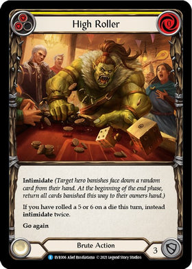 High Roller (Yellow) [EVR006] [Everfest] 1st Edition Rainbow Foil