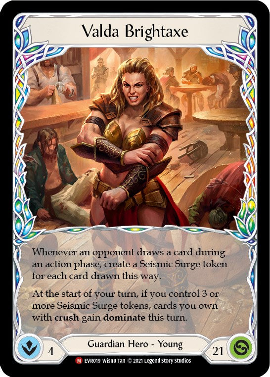 Valda Brightaxe [EVR019] [Everfest] 1st Edition Rainbow Foil