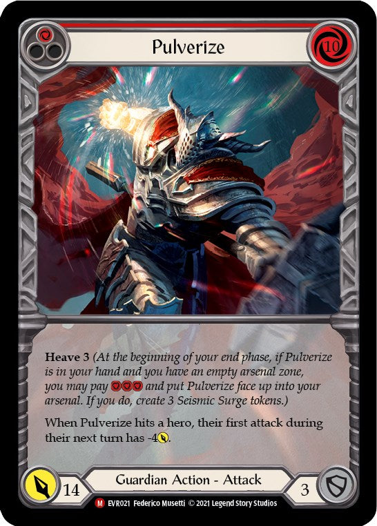 Pulverize (Extended Art) [EVR021] [Everfest] 1st Edition Rainbow Foil