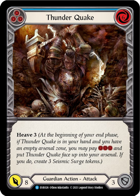 Thunder Quake (Blue) [EVR026] [Everfest] 1st Edition Normal