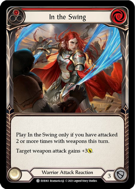 In the Swing (Red) [EVR063] [Everfest] 1st Edition Rainbow Foil