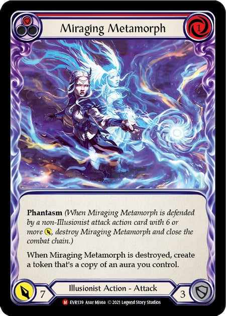 Miraging Metamorph [EVR139] [Everfest] 1st Edition Rainbow Foil