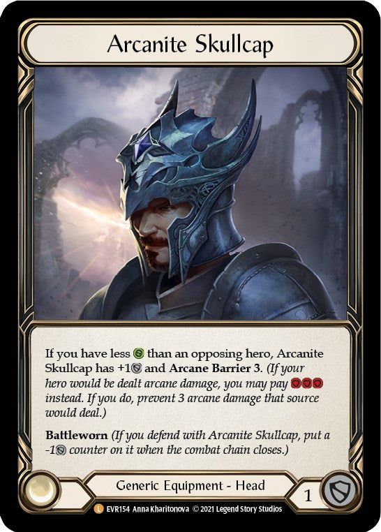 Arcanite Skullcap [EVR154] [Everfest] 1st Edition Normal