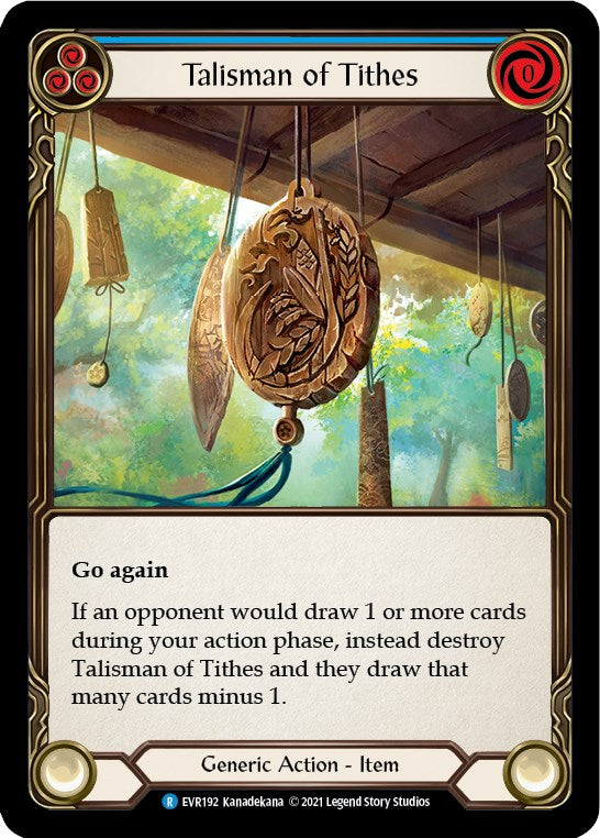 Talisman of Tithes [EVR192] [Everfest] 1st Edition Cold Foil