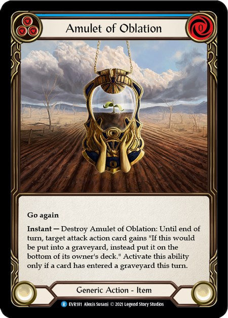 Amulet of Oblation [EVR181] [Everfest] 1st Edition Cold Foil