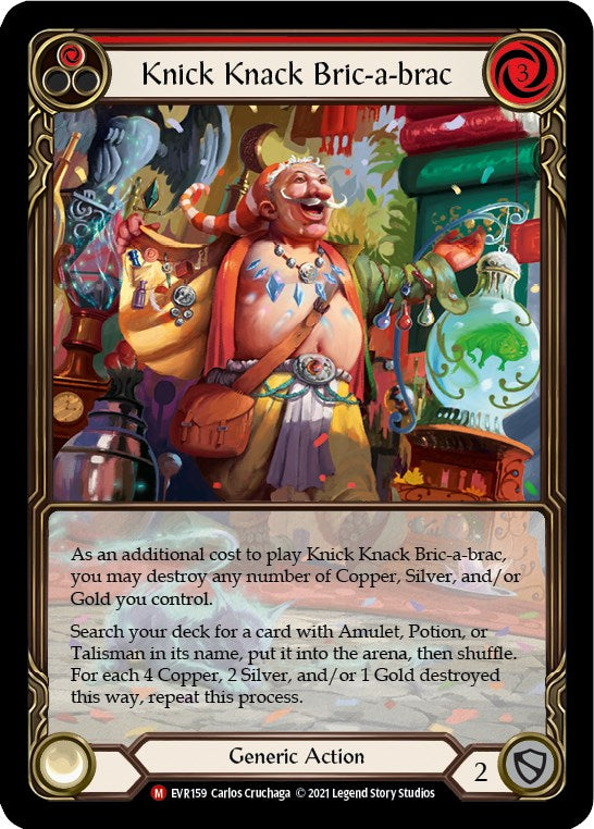 Knick Knack Bric-a-brac (Extended Art) [EVR159] [Everfest] 1st Edition Rainbow Foil